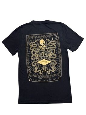 Liquid Death Oracle Black T-Shirt Size Small